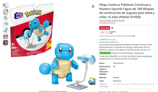 Mega Construx Pokémon Charizard o Squirtle por 12,99€