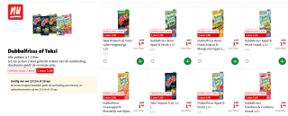 Dubbelfrisss of Taksi Alle pakken à 1,5 liter voor €1 bij de Jumbo