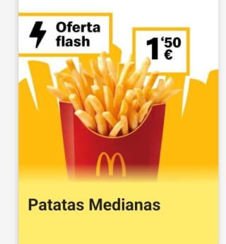 Oferta flas patatas medianas por 1,50€