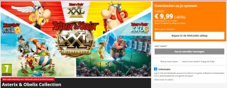 Asterix & Obelix Collection (Nintendo Switch) voor €9,99 bij Nintendo eShop