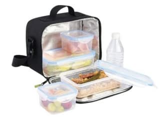 Bolsa Isotermica 4 Recipientes Hermeticos 2x800 ml + 2x400ml por 8,36€