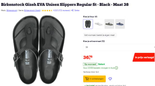 Birkenstock Gizeh EVA Unisex Slippers vanaf €36,76 bij Bol.com