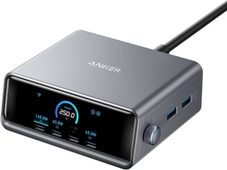 Anker Prime 250W USB-C-oplader, ultrasnel 6-poorts GaN oplaadstation voor €135,99 met Amazon Prime