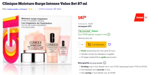 Clinique Moisture Surge Intense Value Set 87 ml voor €16,59 bij Bol.com