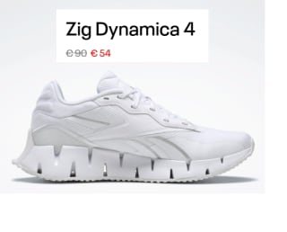 Zapatillas para Mujer Reebok Zig Dynamica 4 por 43.2€