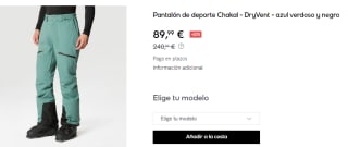 Pantalón para Hombre The North Face Chakal por 89.99€