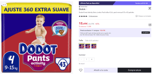 Hasta 30% + 50% EXTRA descuento en productos Cuidado Bebe ofertazas