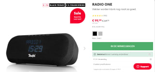 Hifi-wekkerradio van Teufel voor €99
