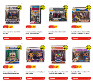 Funko Pop!s 2e aan halve prijs bij Kruidvat