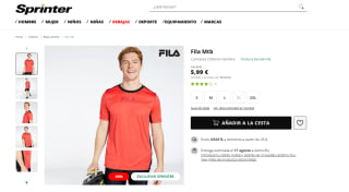 Camiseta Ciclismo para Hombre marca Fila por 5,99€