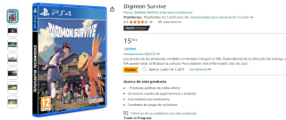 Videojuego Digimon Survive PS4 por 14,39€