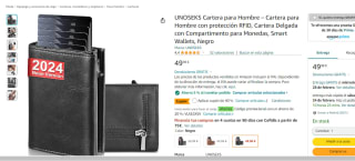 Cartera para hombre UNOSEKS por 17.49€