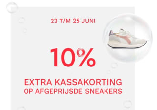 10% extra korting op sneakers uit de Sale bij Van den Assem