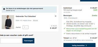 G-STAR Trui in Navy voor €44,97 dmv code bij G-star