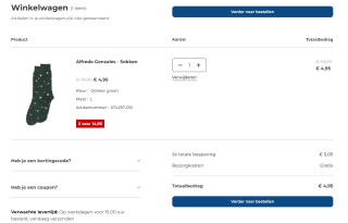 Gratis verzending van je bestelling bij Only for Men