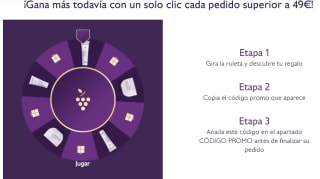 Sorpresa regalo gratis por pedido superior a 49€