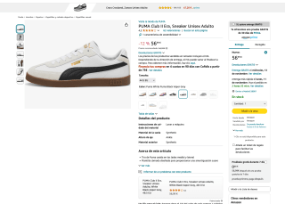 PUMA Club II Era Sneaker Unisex Adulto por solo 56,99€