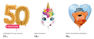 15% korting op ballonnen bij Hallmark