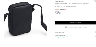 Bandolera Loudon Lite Crossbody Under Armoour por 9.55€