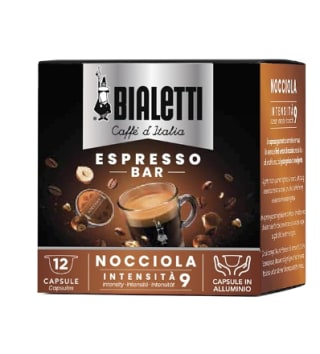 Pack de 12 unidades de Bialetti Gourmet Sabor avellana por 2.34€