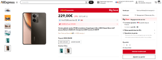 Smartphone Realme P3 5G 6.67", Snapdragon 6 Gen 4, 5260mAh, 8Go+256Go, 50MP à 229€