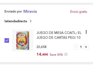 Coalt Juego de mesa por 14,45€.