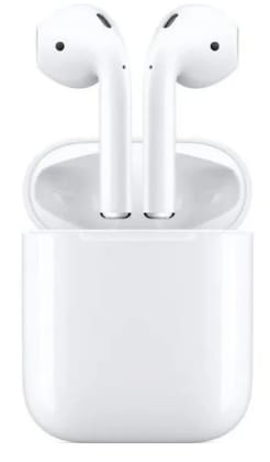 Apple AirPods 2 avec boîtier de charge filaire à 124€