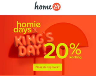 20% korting op geselecteerde bestsellers bij Home24