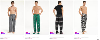 3 Pantalones pijamas por solo 11,25€ la unidad nos sale por 3,75€