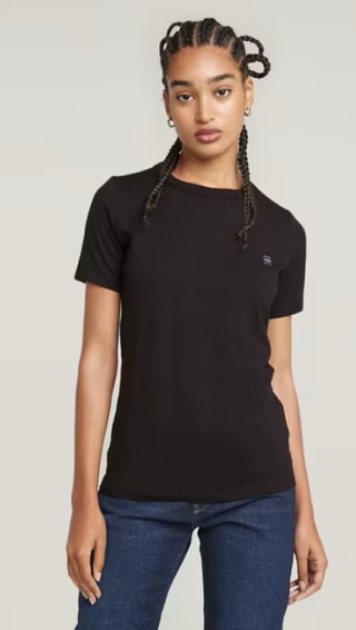 G-Star Chest Logo Optic Slim Top voor €13,47 dmv code bij G-star