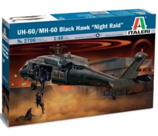 Maqueta de helicóptero (escala 1:48) Black Hawk "Night Raid" marca Italery por 19,97€
