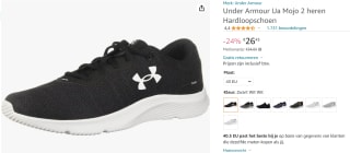 Under Armour® Runningschoenen Mojo 2 voor €26,43 bij Amazon