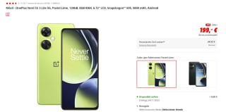 Móvil OnePlus Nord CE 3 Lite 5G de 8GB/128GB por 199€