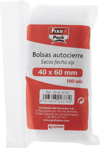 Pack 100 bolsas Polietileno por 1,09€