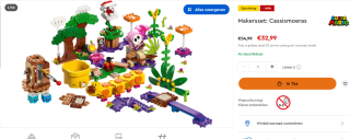 LEGO Super Mario Makersset Cassismoeras voor €32,99 in de Lego store