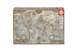 Puzzle de 4000 piezas El Mundo mapa político marca Educa Borrás por 25€