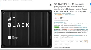 WD_BLACK P10 5TB por 95€