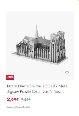 Recopilacion de puzzles desde 2,99€ (miravia)