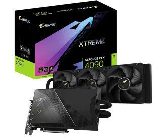 Tarjeta gráfica Gigabyte GeForce RTX 4090 AORUS Xtreme Waterforce 24GB con refrigeración líquida AIO por 1,964€