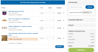 Gratis "Monte Rosa" energieblokhouder bij besteding vanaf €100 aan vogelvoer bij Vivara