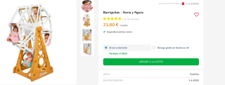 Barriguitas - Noria y figura por 21.6€