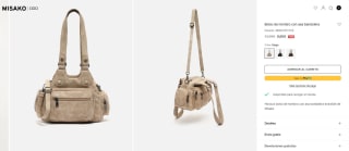 Bolso de hombro con asa bandolera Horacia de Misak por 9,60€