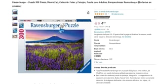 Puzle marca Ravensburger paisaje lavanda de 300 piezas por 4,35€