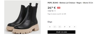 Botas de mujer Pepe Jeans Lol Chelsea por 24.99€