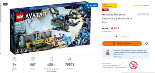 Lego Montañas Flotantes: Sector 26 y Samson de la RDA por 59,99€