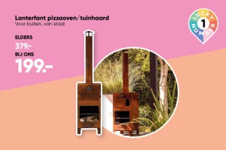 Lanterfant pizza oven voor €199 bij Big Bazar