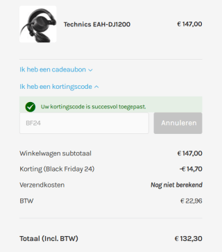 10% Korting op je bestelling bij Tone-Control