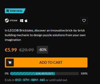 Lego Bricktales voor €5,99 bij Fanatical