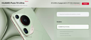 HUAWEI Pura 70 Ultra 512GB por $15,999