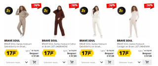 Tot 77% korting op merkkleding/schoenen van Brave Soul bij Sport-korting